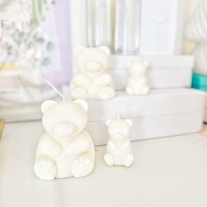Large + Mini Bear Candle Set